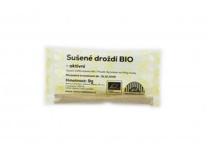 Sušené aktivní droždí BIO - Natural 9g