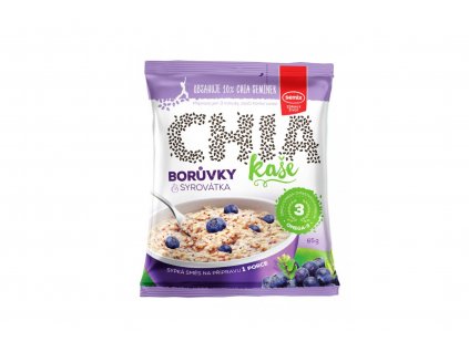 Chia kaša čučoriedky a srvátka - Semix 65g