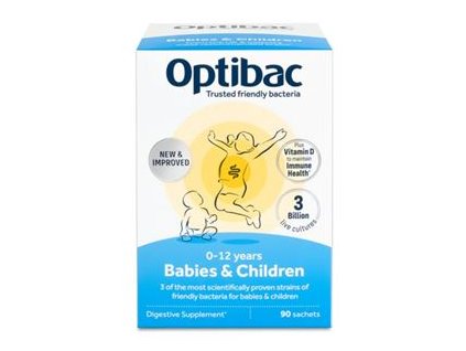 Babák és gyermekek (Probiotikumok csecsemőknek és gyermekeknek) 90 x 1,5 g-os tasakban