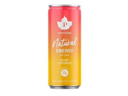 Natural Energy Drink 330ml rhuby lemonade