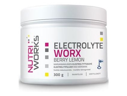 Electrolyte Worx 300g berry lemon