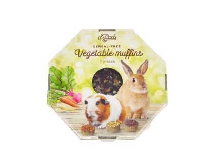 Brioșe de legume pentru rozătoare 7 buc