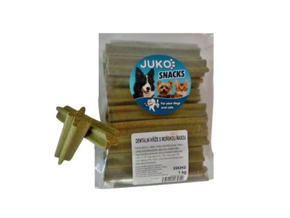Dental Cross hínárral JUKO Snack 1 kg (kb. 37 db)