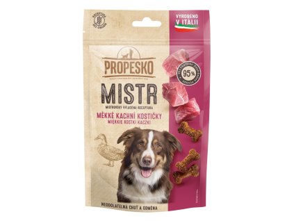 PROPESKO Dog Majster mäkkej kačacej kocky GF 90 g