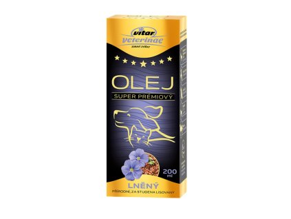 Vitar Veterinae Olej lniany 200 ml