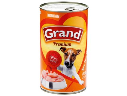 Curcan Grand Premium Dog, conserva 1300 g