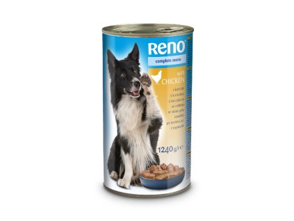 RENO Dog kurczak kawałki 1240 g