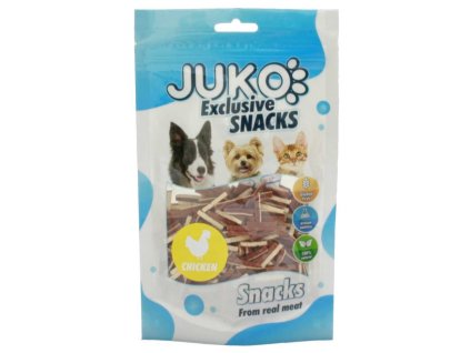 Mini Kurczak, Wątróbka i Rybne Paluszki JUKO Snacks 70 g