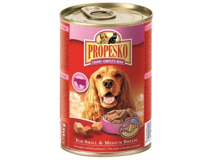 PROPESKO Dog jahňacie v omáčke, kúsky 415 g