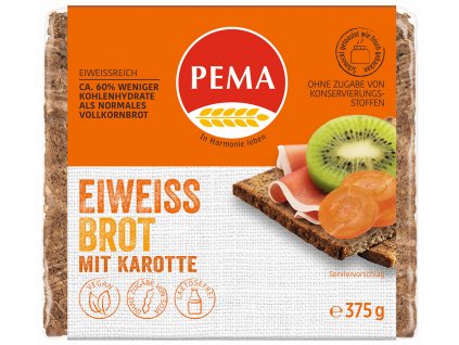 Proteinbrot mit Karotten 375 g PEMA