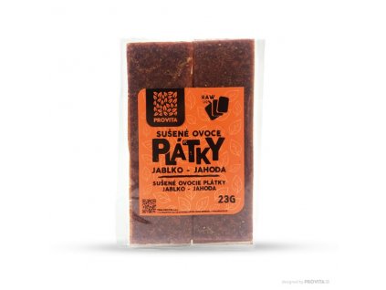 Dried fruit slices - apple, strawberry RAW 25g PROVITA