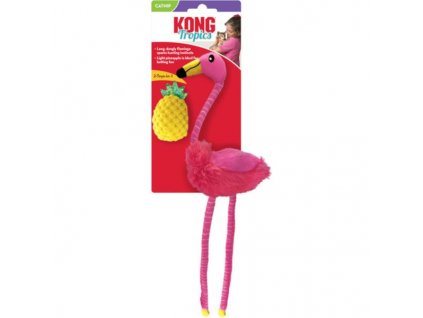 Hračka cat Tropics flamingo KONG