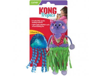 Tropics hula KONG cat toy