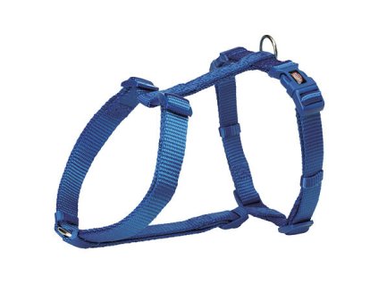 H-postroj PREMIUM - královská modrá (Velikost postroje H PREMIUM M-L:hruď:52-75cm/20mm)