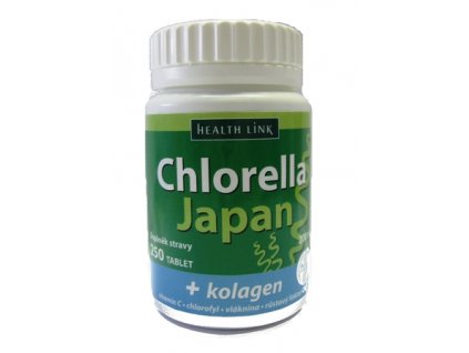 Chlorella Japan + kolagén 250tbl HEALTH LINK