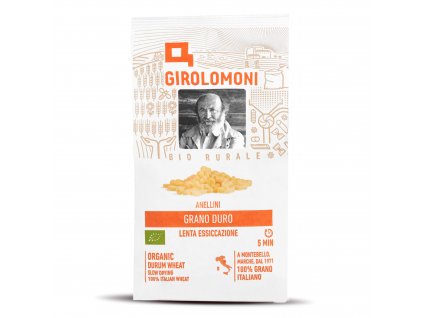 Těstoviny anellini polévkové semolinové 500 g BIO GIROLOMONI