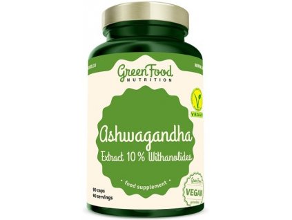 Ashwagandha-Extrakt 10 % Withanolide 90 Kapseln GREENFOOD