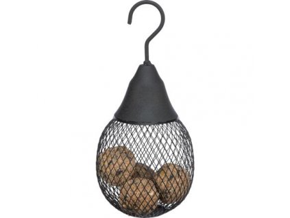 BULB Behälter für Talgkugeln/Nüsse, 1.400 ml/ø 14 × 29 cm, schwarz