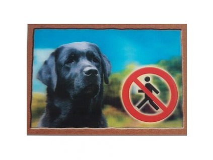 3D Dog Tag, Labrador Retriever (black)