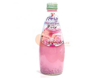 V-FRESH Růžový nápoj s Chia semínky 290ml