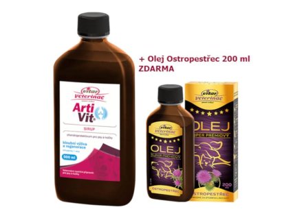 Artivit panie. 500 ml + olej z ostropestu plamistego 200 ml gratis