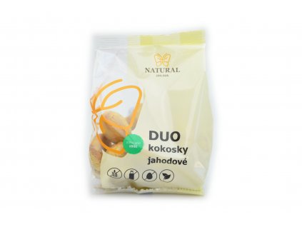 DUO kókuszos epres keksz glutén, tojás és tej nélkül - Natúr 150g