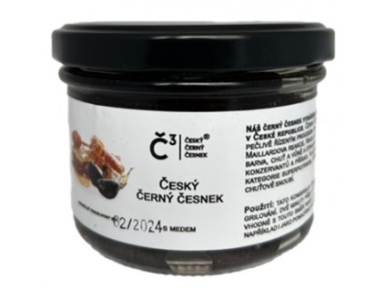 Czech black garlic with honey 220 g BLACK GARLIC