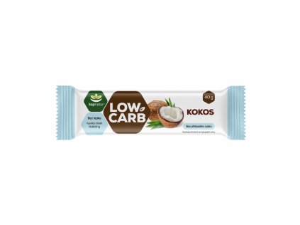 Tyčinka Low Carb kokos bezl. 40g TOPNATUR