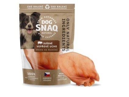 DOG SNAQ vepřové ucho sušené 1 ks