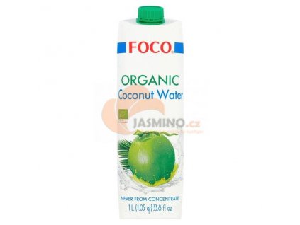 FOCO tetrapak - 100% organická kokosová voda 1L