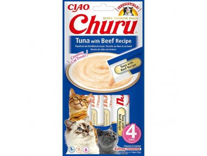 Inaba Churu macska snack tonhal és marhahús 4x14g