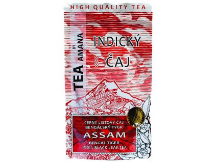 Bio černý čaj Indie Assam Bengal Tiger AMANA 70 g