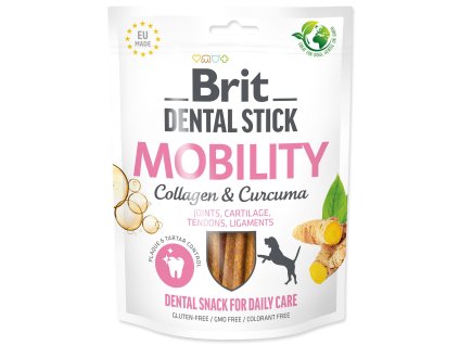 Brit Dental Stick Mobility Treat with Turmeric and Collagen 7pcs