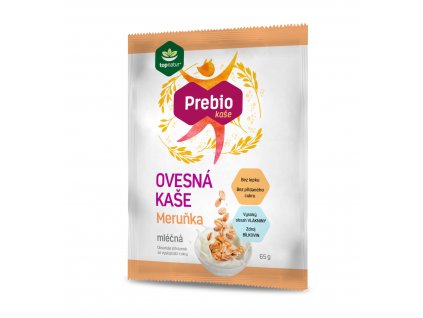 Kaše Prebio meruňka mléčná bezl. 65g TOPNATUR