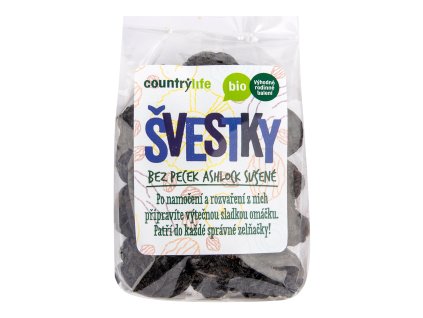 BIO Švestky sušené 250 g – COUNTRY LIFE