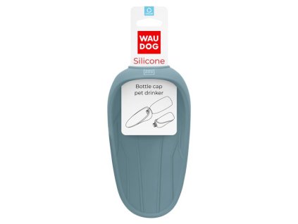 Suport sticle silicon Waudog 165x90mm gri