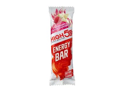 Baton energetyczny 55 g maliny i biała czekolada
