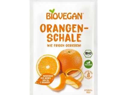 Biovegan Geriebene Orangenschale 9g bio