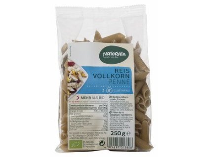27612 naturata penne celozrnne ryzove 250g bio