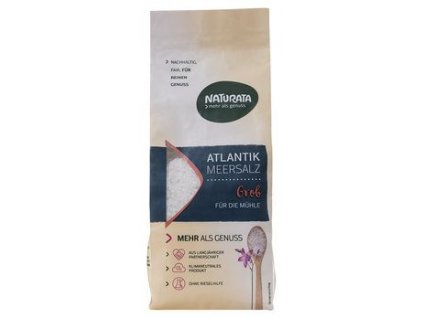 Naturata Atlantská mořská sůl hrubá 500g