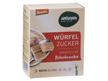 27864 naturata trtinovy kostkovy cukr 500g bio