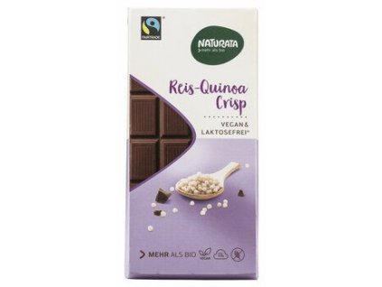 Naturata Schokoladenreis-Quinoa-Knusper 100g bio