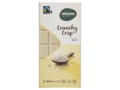 Naturata White Chocolate Crunchy 100g organic