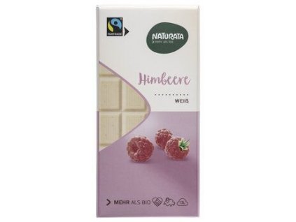 Naturata Biała Czekolada Malina 100g organic