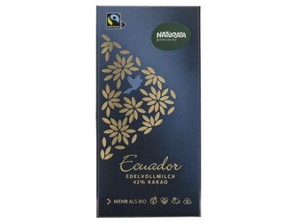 Naturata Čokoláda mléčná Ekvádor 100g bio