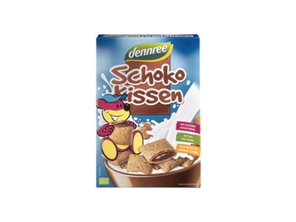 Dennree Čokoládové polštářky 375g bio