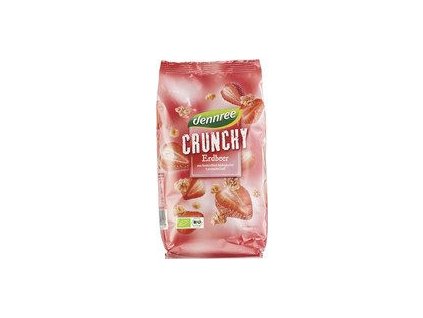 Dennree Jahodové Crunchy 375g bio