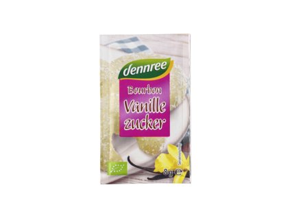 Dennree Zahăr vanilat 4x8g organic