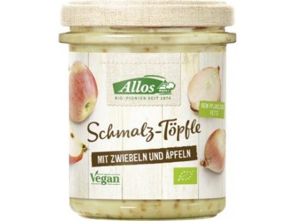 Smalec cebulowy Allos z jabłkami 150g ekologiczny