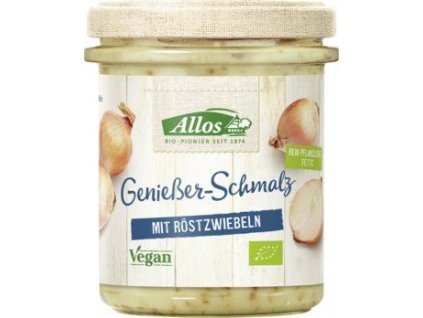 Allos Gourmet hagymás disznózsír 150g bio